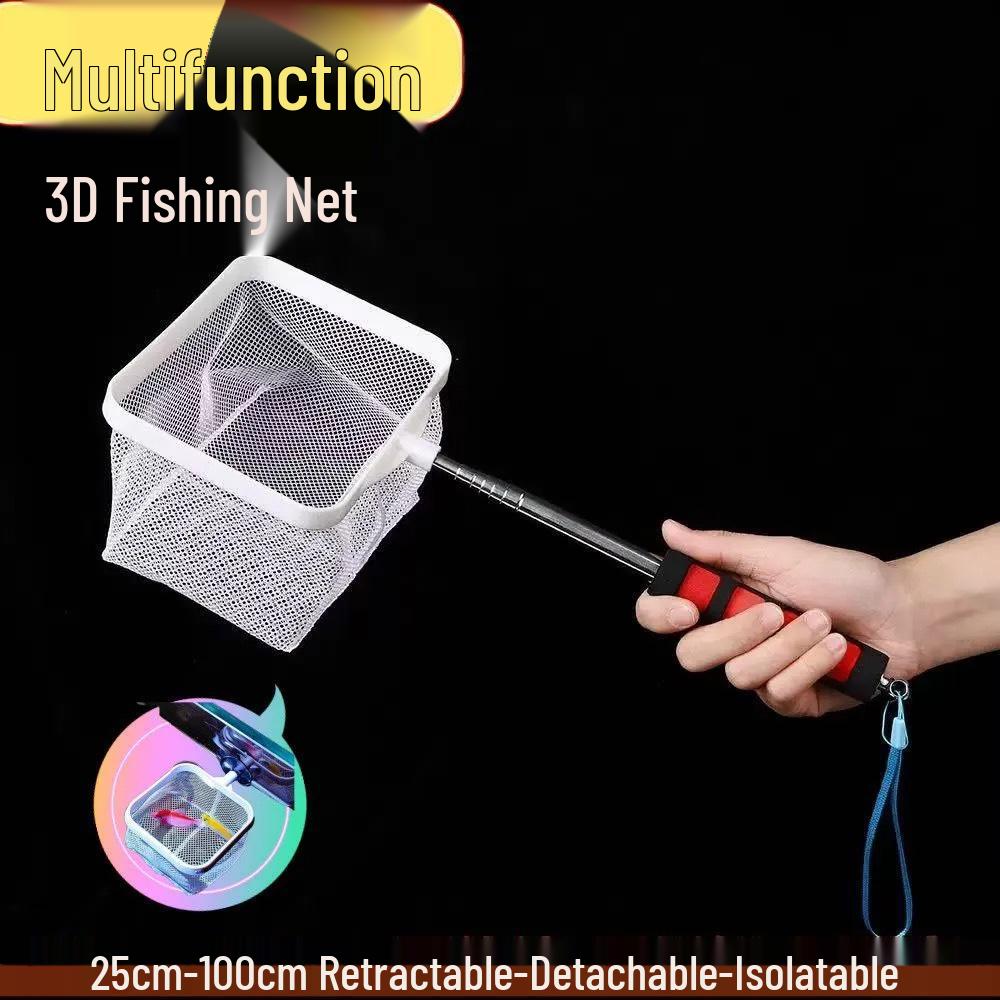 Small 3D Fine Mesh Scoop Net for Tropical Aquarium Fish