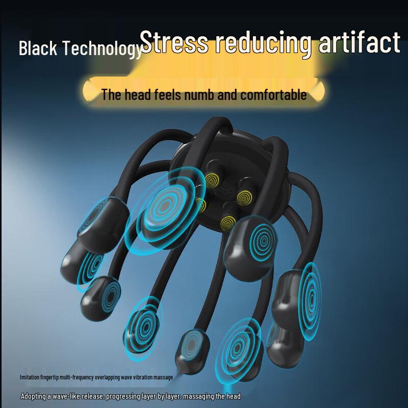 Hezheng Multi-dimensional Octopus Head Massager