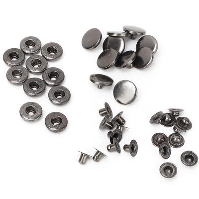 10 Stück 15 mm Metall Druckknopf Druckknopf Verschluss Kleidung Zubehör #3