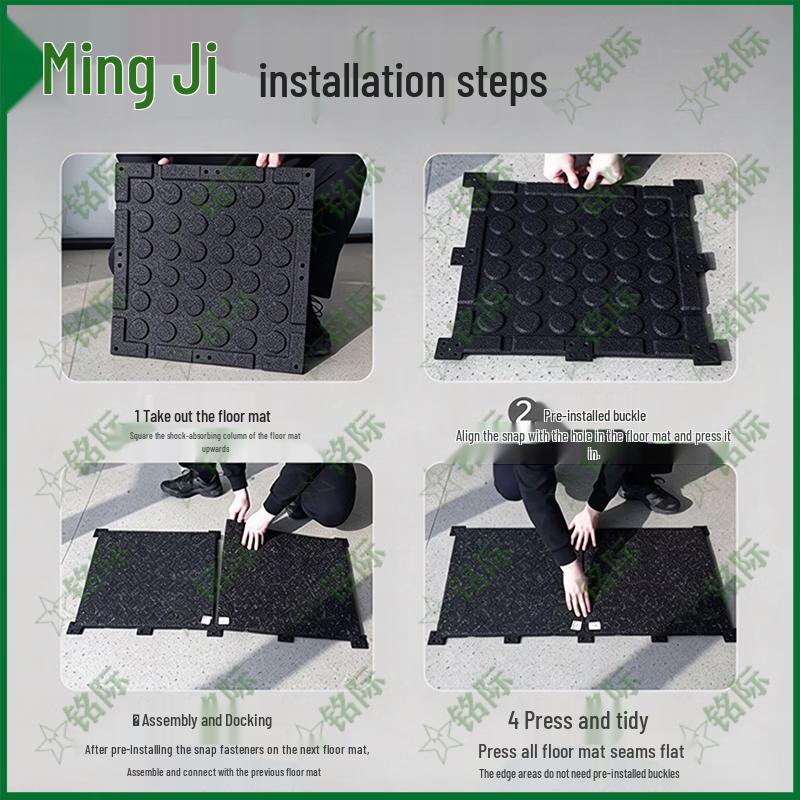 Mingji Rubber Gym Flooring Tiles