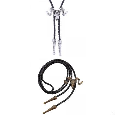 Cravatta Bolo Western Vintage - Elegante Accessorio da Collo per Cowboy e Cowgirl