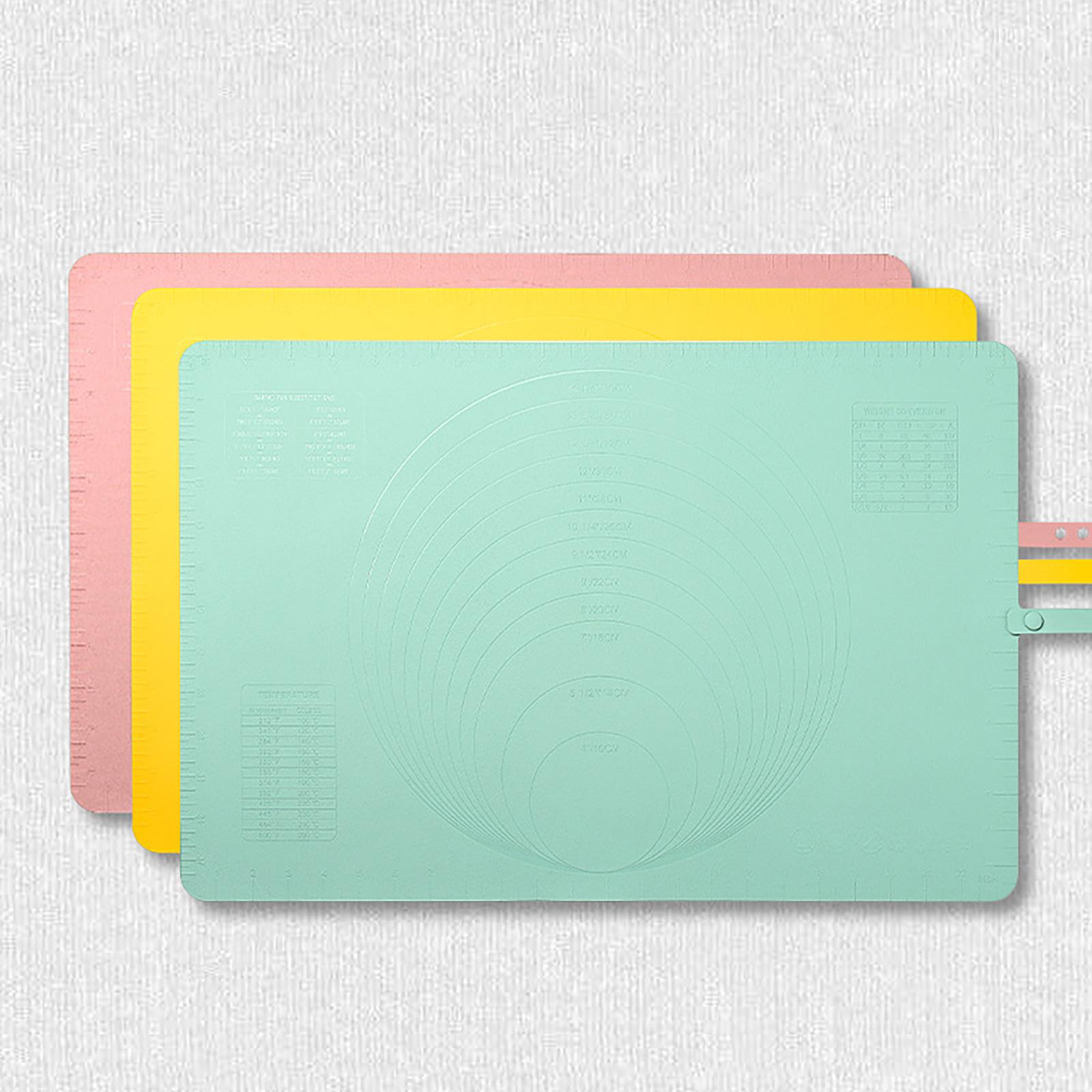 

От -40°C до 220°C коврик для выпечки 60*40*0,13 см, розовый силикон