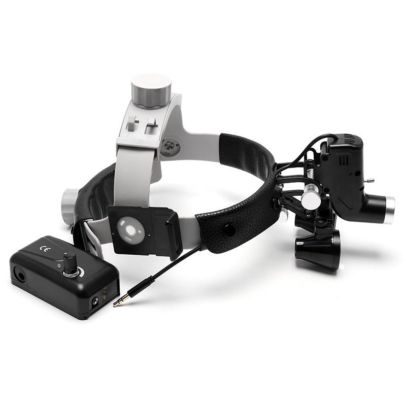 Dental & Medical Head-Mounted Magnifier with 5W Strong Light for Surgery and Orthopedics