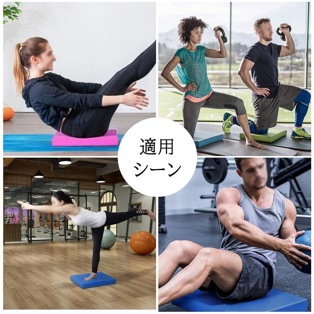 Balance Pad Core Training Balance Balance Balance Yoga Yoga Indoor Rehabilitation Mat 1 [50x40cm] Mat, Non-Slip Cushion, Training, Aid, Pilates, Diet,