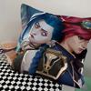 1Pc Cartoon A-Arcane 2 Vi J-Jinx Ekko Pillow Bedroom Sofa Leisure Comfort Cushion Car Living Room Home Decoration