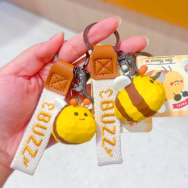 Little Bee Projection Camera Keychain Feitian Little Bee Unzip Keychain Multifunctional Flashlight Pendant