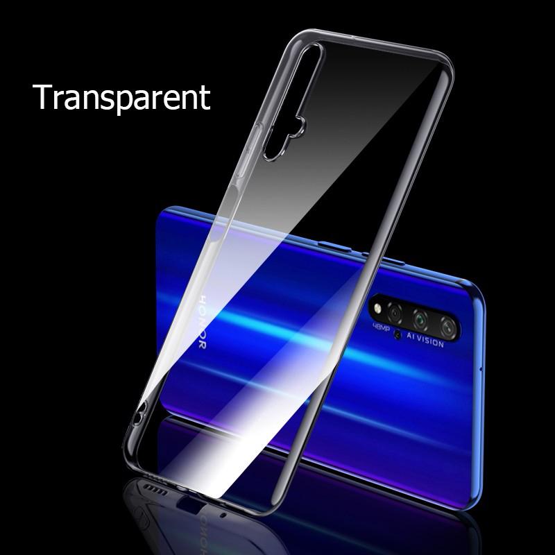 

Case For Huawei Honor 20 Pro Plating Soft Clear Camera Protection Cover For Huawei Honor 20 Honor20 Nova T Phone Cases For Nova 5T