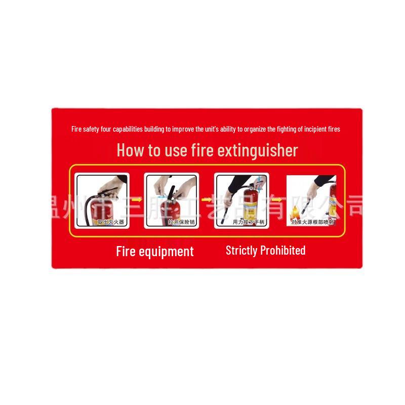 WEZHO Fire Hydrant Instruction Stickers