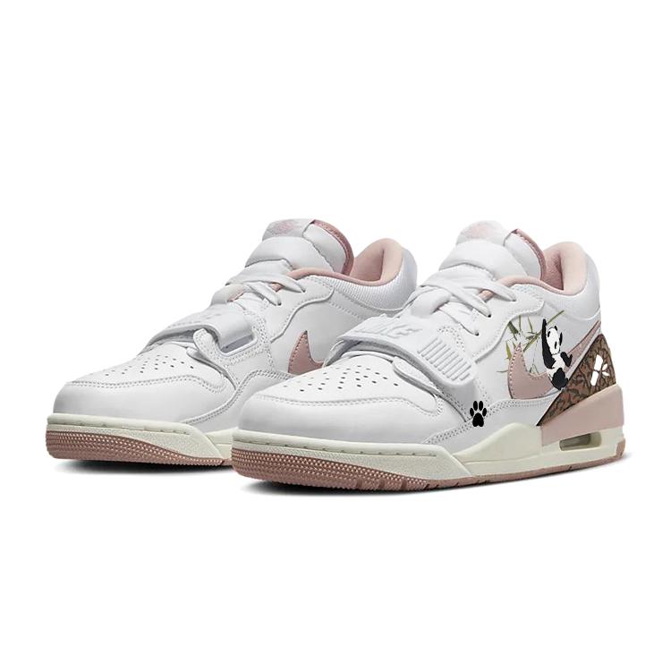 Jordan Legacy 312 Vintage Basketball Shoes Women's Low top Pink/White FQ7827-116(Team56- )
