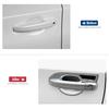 For Honda Accord X 10th 2018     Hybrid ABS Car Outer Door Handle Bowl Catch Cover Protection Trim Sticker