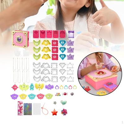 Princess Handmade Gift Box Set Toys Creative 3D Sticker Machine 76pcs