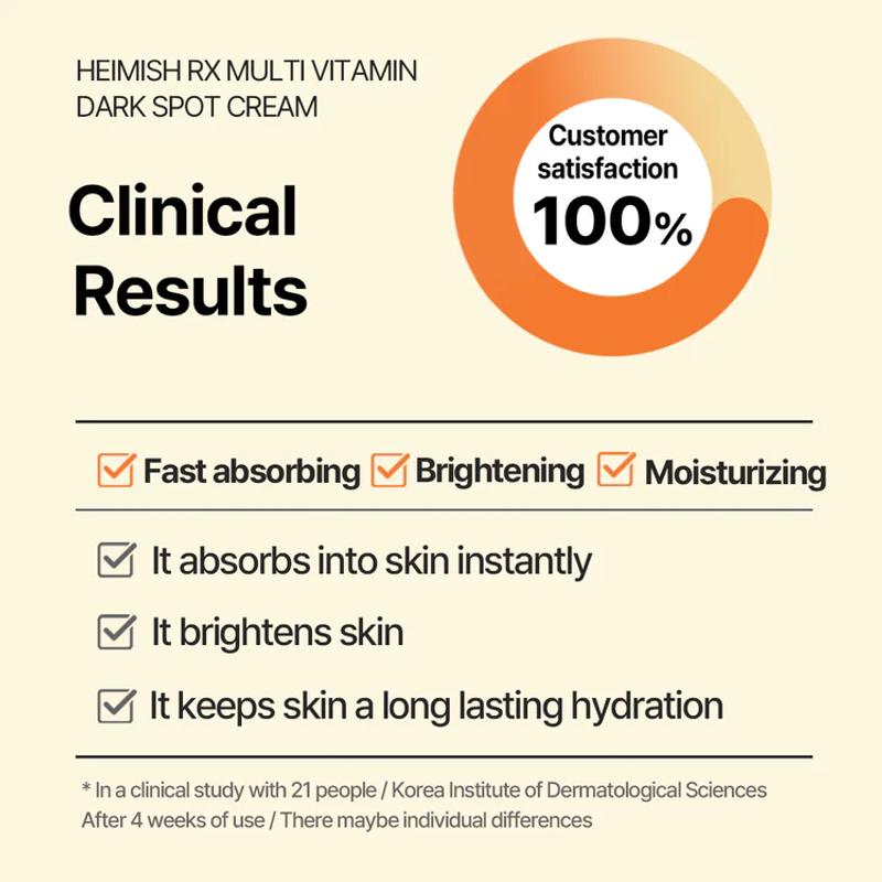 [heimish] RX Multi Vitamin Dark Spot Cream 50ml