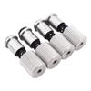 Silver Flat Presser Foot Universal Fit Sewing Machine Feet  For Domestic Sewing