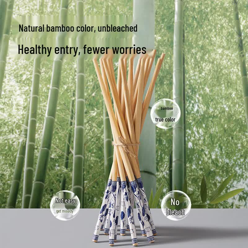 COOKER KING Disposable Carbonized Bamboo Chopsticks