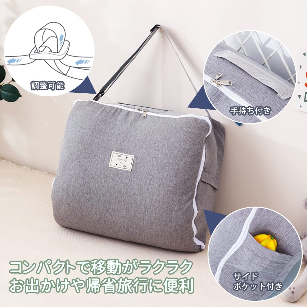 Crib for Foldable with Portable and Portable Perfect for First Breathable and Prevents Rolling Safe and Secure Bed-in-Bed Co-Sleeping Newborns,