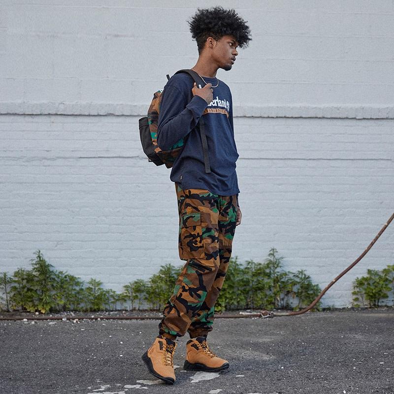 Timberland Elastic Breathable Work Pants Men bottoms Rubber Camouflage A22GN-CD1
