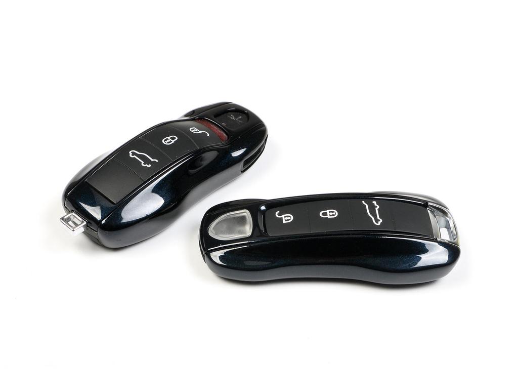 Compatible Moonlight Blue Key Cover for Porsche Cayenne, Macan, 718, Taycan, 911, Panamera