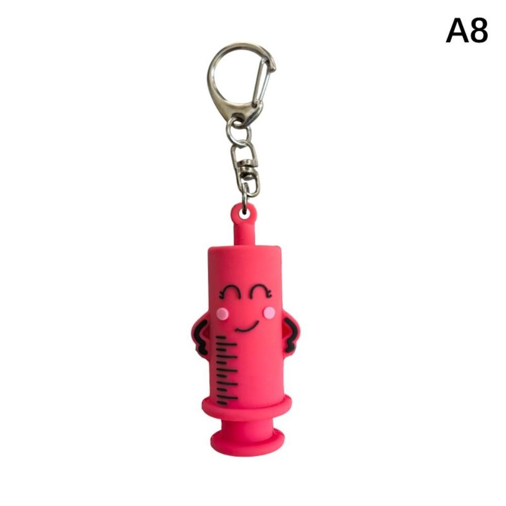 PVC Ampoule Bottle Opener Durable 2 In 1 Function Bottle Opener Keychain Multifunctional Grinding Wheel Vial Breaker Tool