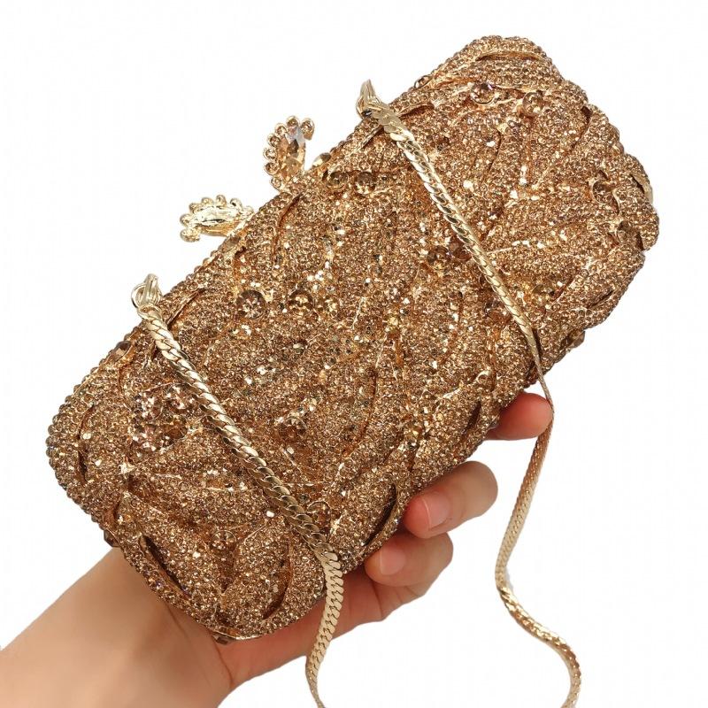 

Mouth Pattern Crystal Evening Clutch Bag WHTUOHENG Blue/Green/Pink Women Diamond Wedding Purses Minaudiere Rhinestone Handbags 17.5cmX8.5cmX4cm золотой