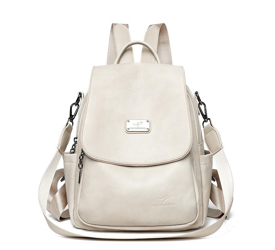 PU Backpack Women's Bag Large Capacity Travel Backpack