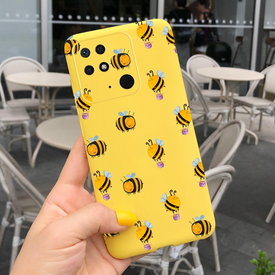 For Xiaomi Redmi 10C Phone Case New Popular Flower Painted TPU Cover For Xiaomi Redmi 10C 4G Bumper Redmi10C NFC 2022 Soft Funda
