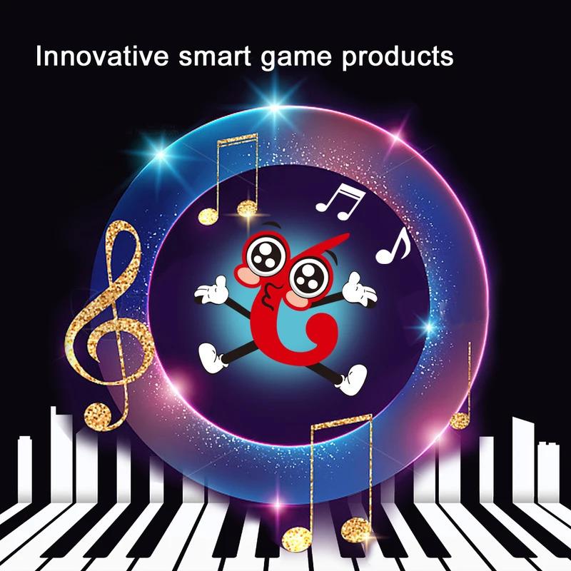 Non-Toxic Electronic Music Luminous Rhythm Puzzle Game Box Pocket Travel Toy Educational Sensory Quick Push Tabletop Game
