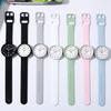 Summer Jelly Silicone Watch Fashionable And Simple Student Luminous Watch Women'S Quartz Waterproof Watch
