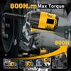 3 1/2 20V Industrial-Grade Cordless Impact Wrench 800nm Max Torque DIY Electric Wrench Drop Shipping Supported EU Local