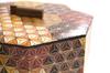 Hakone Maruyama Marquetry Octagonal Cake Tortoise Shell Dish,
