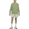 Nike Chest Pocket Logo Print Round Neck Long Sleeve T-Shirt Men Tops Green DR7930-334