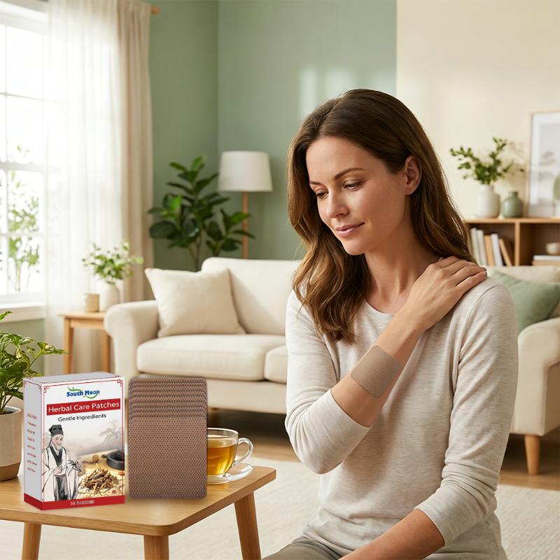 Knee Care Patches Reduce Joint Discomfort Enhance Body Mobility Boost Blood Flow Deep Herbal Caring Knee Relief Patch