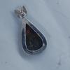 Pear Cab African Bloodstone 925 Sterling Silver Pendant, Designer Boho Pendant