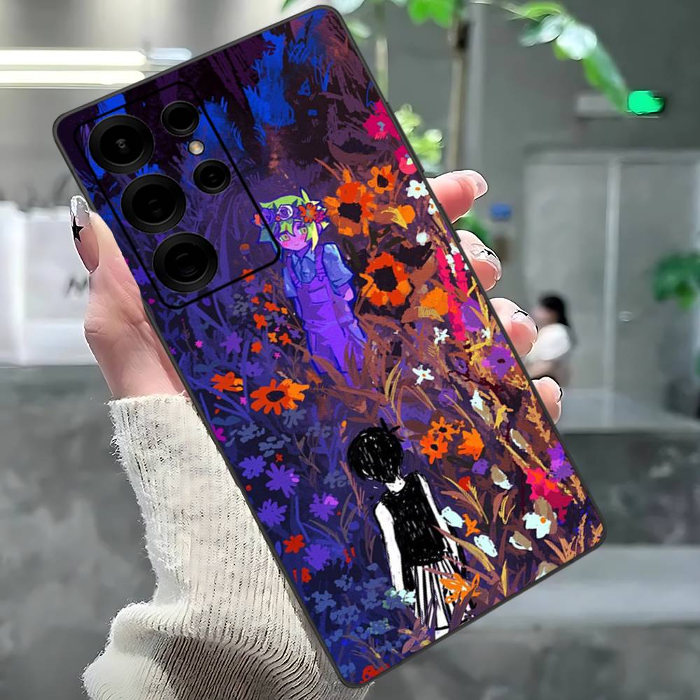 O-Omori Game Phone Case For Samsung S 24 Fe 25 Ultra Plus 20 Lite 21 30 22 23 24 22 Ultra 5G Fundas