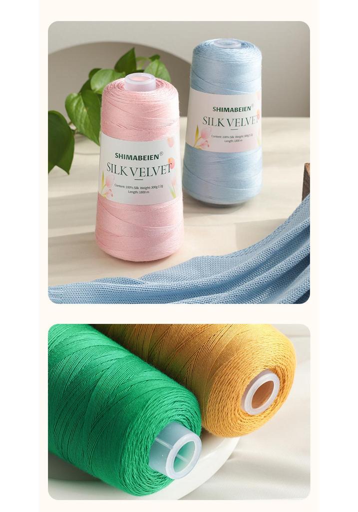 Tulip Silk Cotton Lyocell Yarn - DIY Knitting & Crochet for Vests, Blankets & Shawls