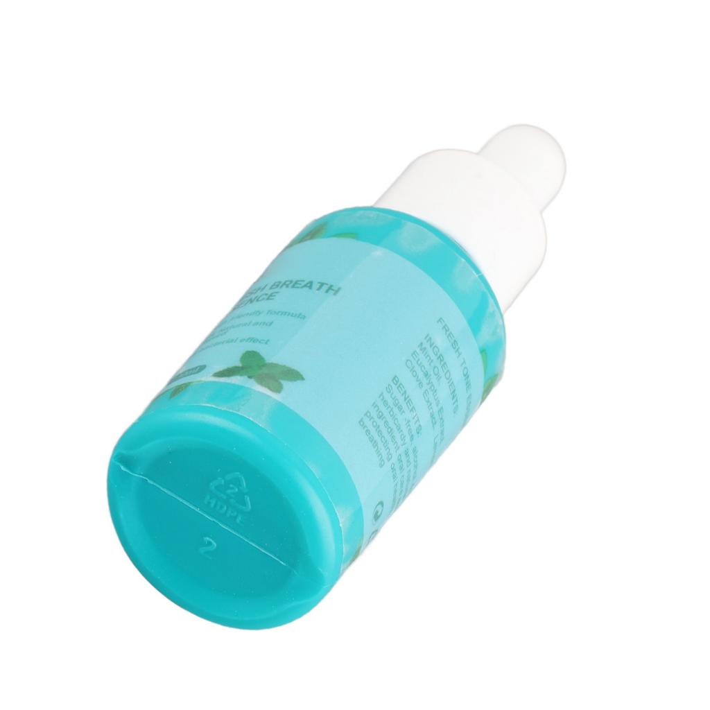 Breath Freshen Serum Men Women Mild Mint Bad Breath Eliminating Treatment Serum for Oral Care 30ml