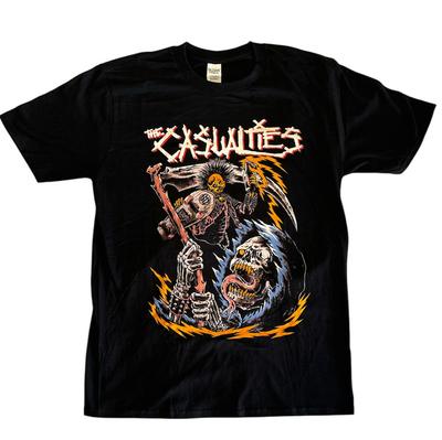 The Casualties Band Skull Grave Halloween T Shirt Full Size S-5XL Unisex T-Shirt