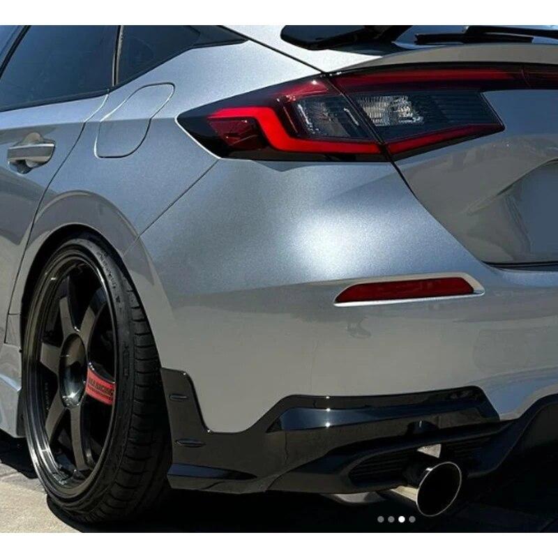 MU Style Rear Bumper Extension Aprons For 2022 2023 2024 11th Gen Honda Civic Hatchback