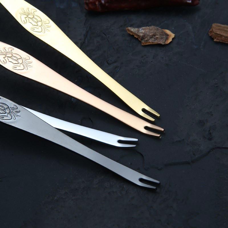 Delicate Stainless Steel Crab Forks Seafood Picks Lobster Forks Fruit Forks