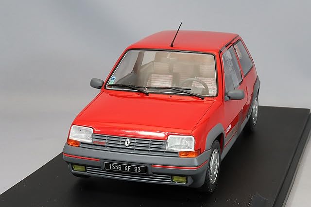 SOLID O Renault 5 GT Turbo 1985 Red 1/18 Mk.1
