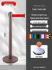 Retractable Queue Barrier Post with Belt