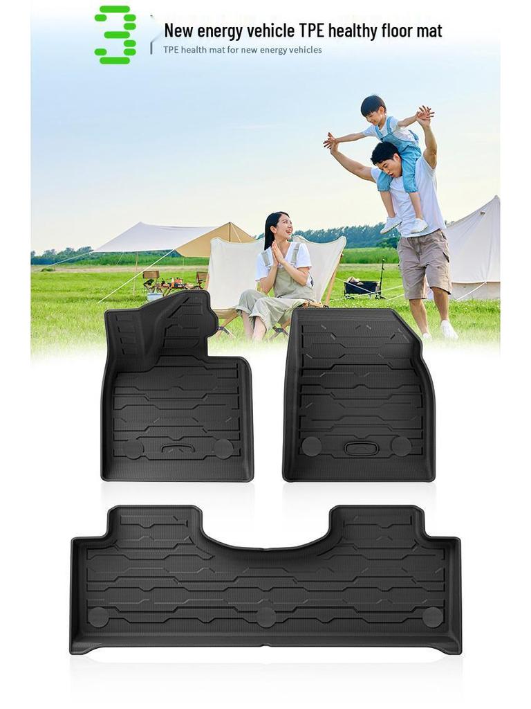 HiPhi Y Eco-Friendly TPE Floor and Trunk Mats for 23 Models by Hozon Auto