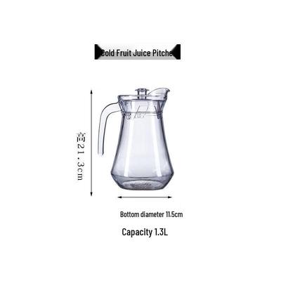 Thickened Glass Decanter and Cold Water Pitcher