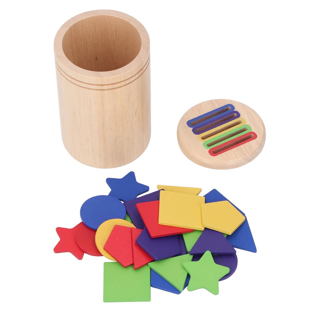 Wooden Color Sorting Toys Fine Motor Skills Educational Puzzle Toy Sensory Matching Game for 1-3 Yea