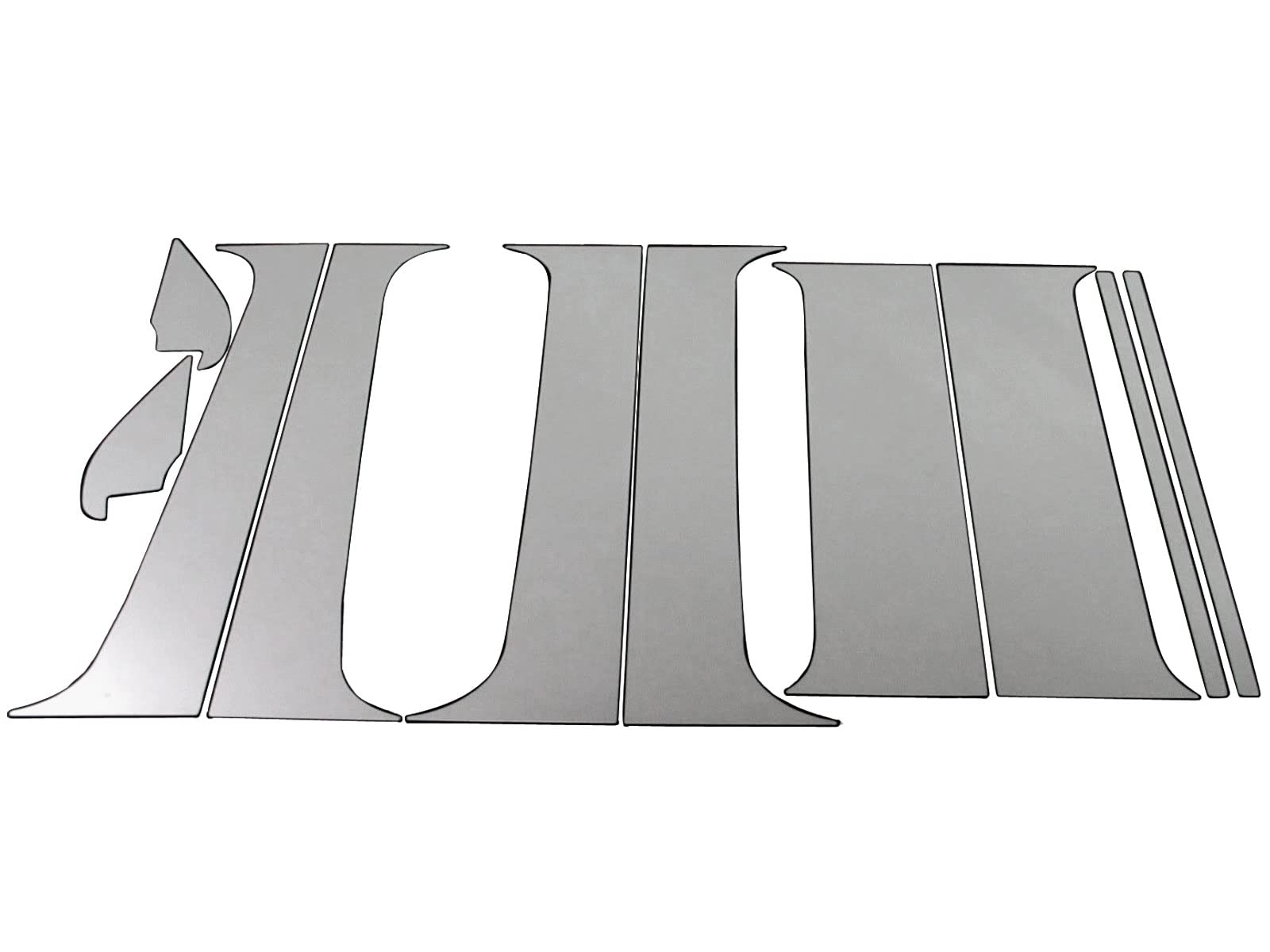 

BBRIGHTZ Plated Pillar Panel Covers for Toyota Vamos 4692 Ultra-Mirror HM1-2 (without Visors) (10-Piece Set) [PIL-SIL-279]