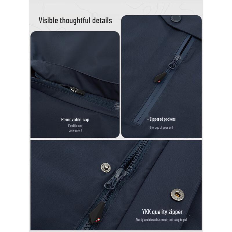 Northland Men's 3-in-1 Down Outdoor Hardshell Jacket NWJCH5708D