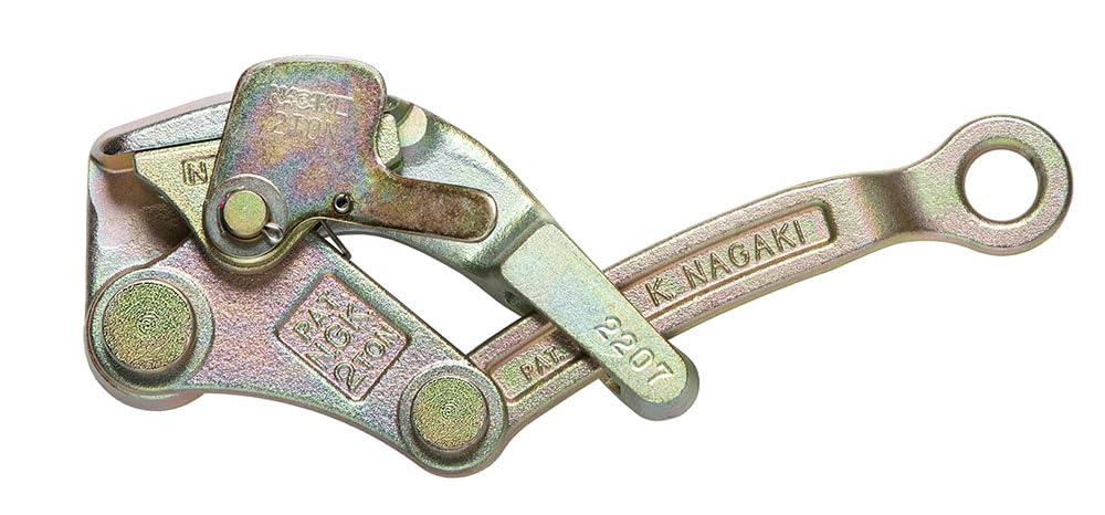 

NAGAKI (Nagaki Seiki) Wire Grabber (Camlar) 20kN (2000kgf) 23-3 2TON Camlar with Safety Cover