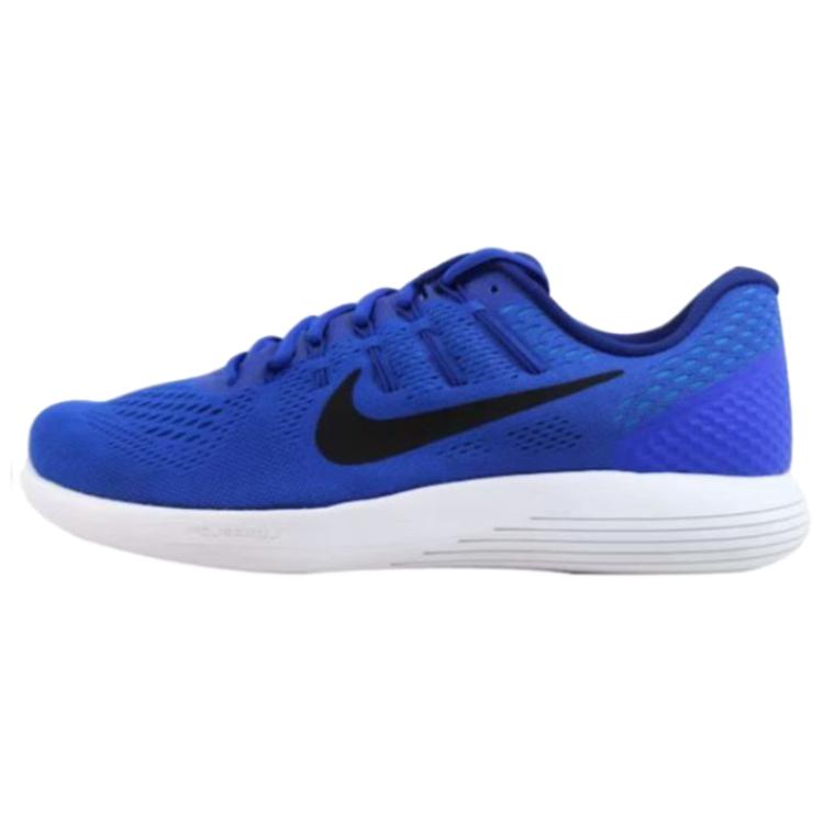 

Кроссовки унисекс Nike Lunarglide 8 Racer синие черные AA8676-400