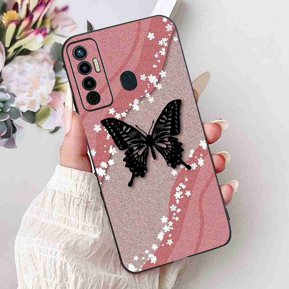 Cute Cat Cover For Tecno Camon 17 Case CG6 CG6j Silicone Soft Protection Shell For Tecno Camon 17 Camon17 Back Cover Casing 6.6"