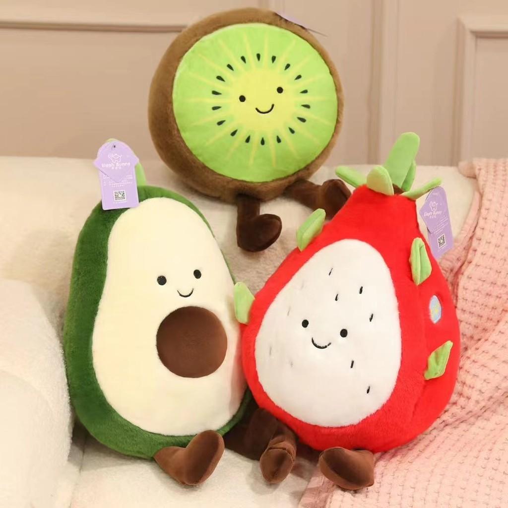 Vegetable Plush Toy Collection For Kids Soft Cotton Filled Cuddle Pillow
