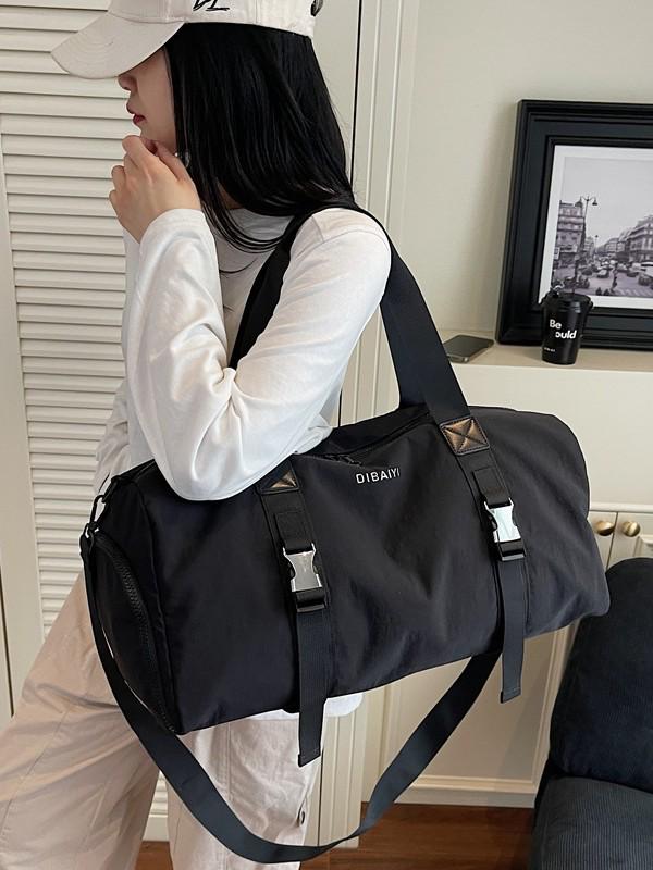 Cross-border Handheld Travel Bag with Wet/Dry Separation, Shoe Compartment, & Fitness/Sports Use.